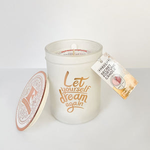 Secret Fortune Candle: Let yourself dream again.